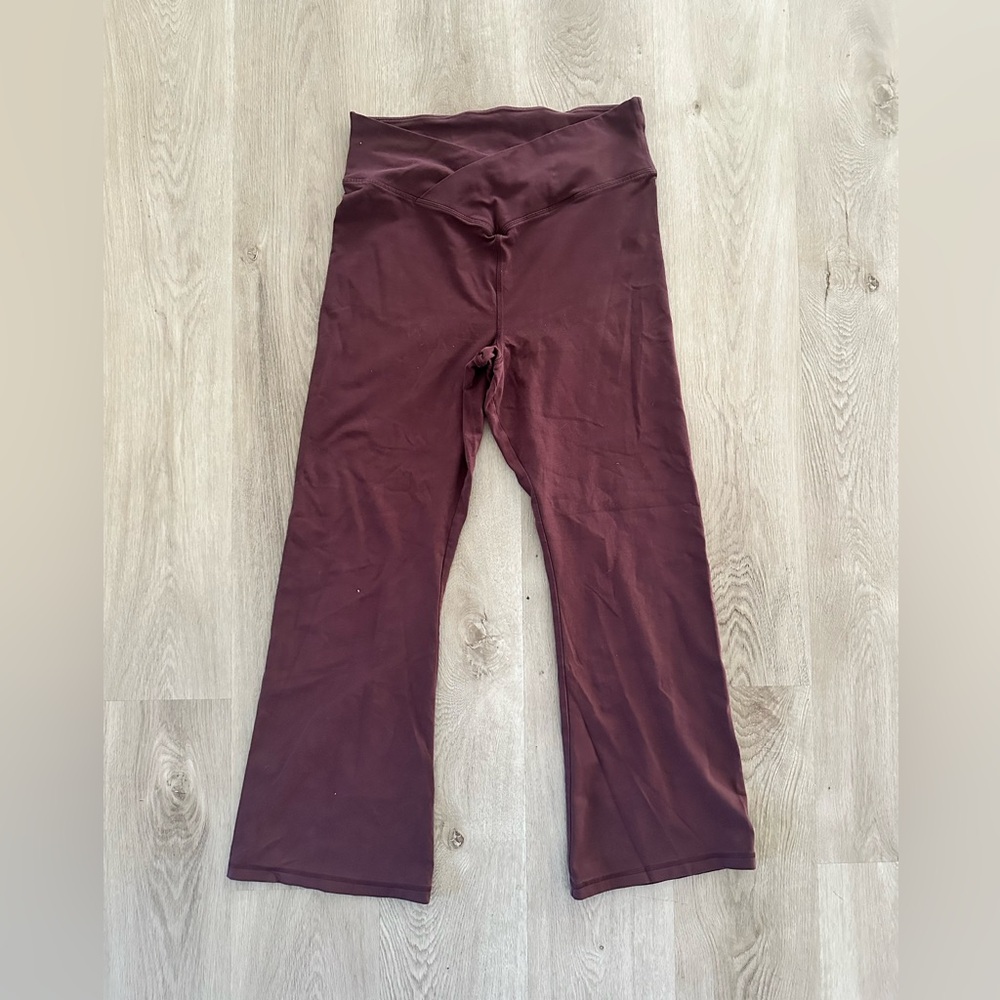 PINK Victoria's Secret Flared Brown Leggings
